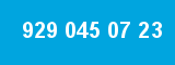 929 045 07 23